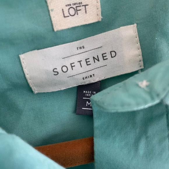 loft eyelet popover blouse - Picture 3 of 6